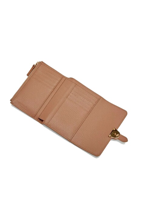 CAMPUS Portefeuille moyen en cuir martelé peaux - Portefeuilles Femme