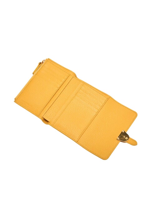 CAMPUS Portefeuille moyen en cuir martelé ensoleillé - Portefeuilles Femme