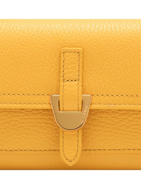 CAMPUS Portefeuille moyen en cuir martelé ensoleillé - Portefeuilles Femme