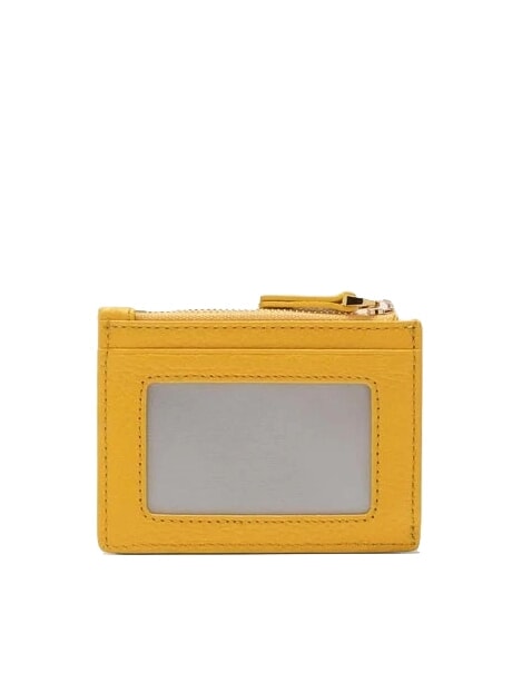 DEW Porte-cartes en cuir avec porte-monnaie ensoleill&eacute; - Portefeuilles Femme