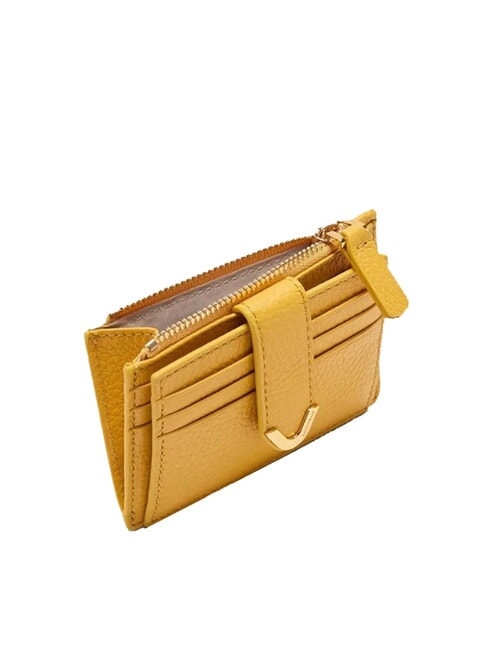 DEW Porte-cartes en cuir avec porte-monnaie ensoleill&eacute; - Portefeuilles Femme