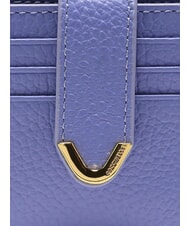 COCCINELLE DEW Porte-cartes en cuir avec porte-monnaie bleu - Portefeuilles Femme - 3