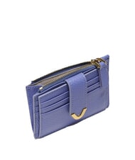 COCCINELLE DEW Porte-cartes en cuir avec porte-monnaie bleu - Portefeuilles Femme - 4