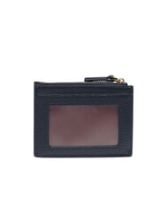 COCCINELLE DEW Porte-cartes en cuir avec porte-monnaie bleu nuit - Portefeuilles Femme - 2