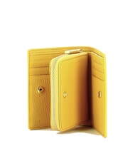 COCCINELLE METALLIC SOFT Portefeuille compact en cuir martelé - Portefeuilles Femme