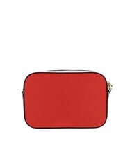 COCCINELLE TEBE TRICOLOR Mini sac bandouli&egrave;re en cuir martel&eacute; gazpacho - Sacs pour Femme - 3