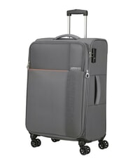 AMERICAN TOURISTER FUN CRUISE Lot de 3 trolleys : cabine+moyen, grand exp gris/orange - Ensemble Valises - 4