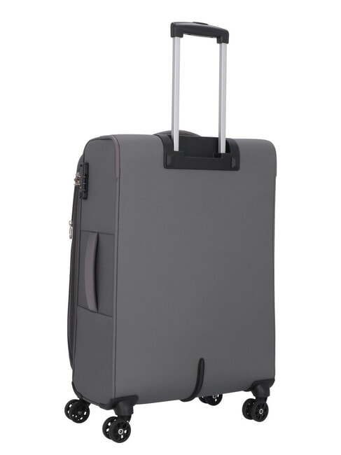 FUN CRUISE Lot de 3 trolleys : cabine+moyen, grand exp gris/orange - Ensemble Valises