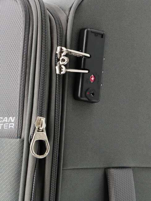 FUN CRUISE Lot de 3 trolleys : cabine+moyen, grand exp gris/orange - Ensemble Valises