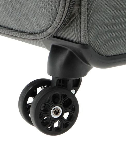 FUN CRUISE Grand chariot extensible gris/orange - Valises Semi-rigides