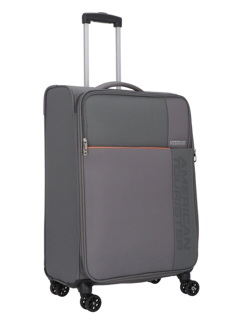 FUN CRUISE Chariot extensible moyen gris/orange - Valises Semi-rigides