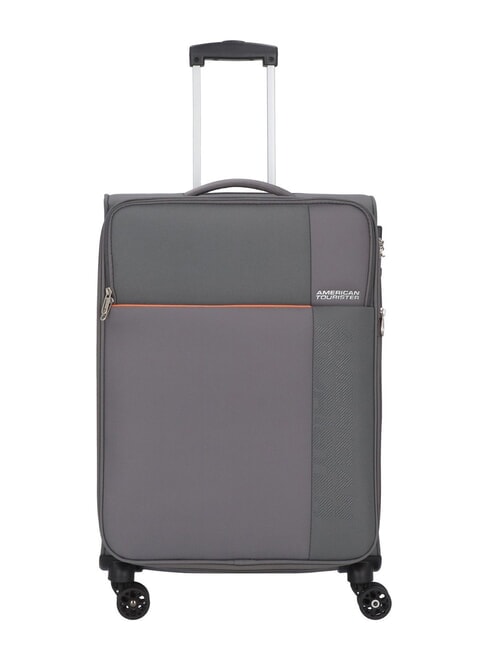 FUN CRUISE Chariot extensible moyen gris/orange - Valises Semi-rigides