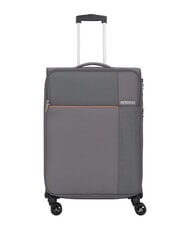AMERICAN TOURISTER FUN CRUISE Chariot extensible moyen gris/orange - Valises Semi-rigides - 6