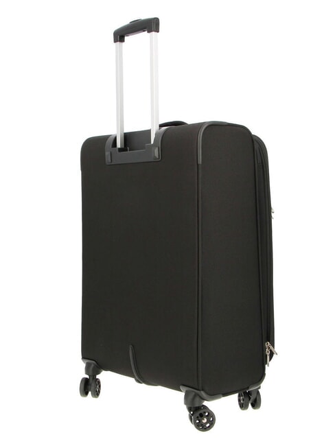 FUN CRUISE Lot de 3 trolleys : cabine+moyen, grand exp NOIR / ROUGE - Ensemble Valises