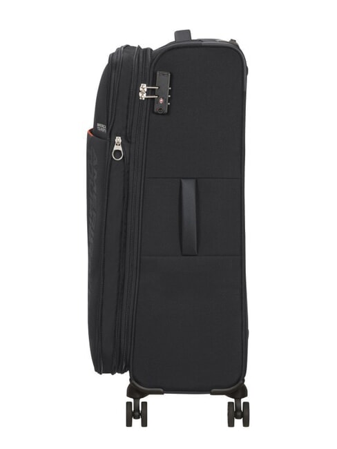 FUN CRUISE Grand chariot extensible NOIR / ROUGE - Valises Semi-rigides