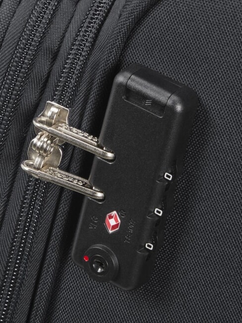 FUN CRUISE Grand chariot extensible NOIR / ROUGE - Valises Semi-rigides