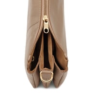 BIASIA FEATHER SMALL Petit sac à bandoulière en cuir taupe - Sacs pour Femme - 3