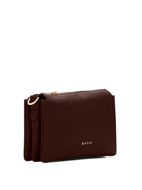 FEATHER SMALL Petit sac à bandoulière en cuir sombre - Sacs pour Femme