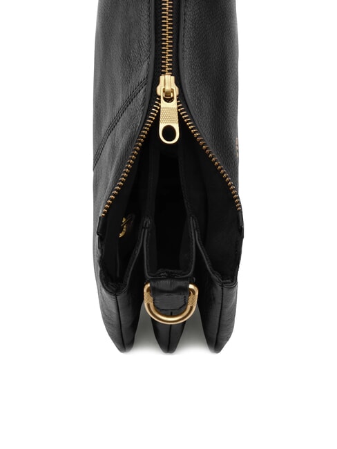 FEATHER SMALL Petit sac à bandoulière en cuir noir - Sacs pour Femme