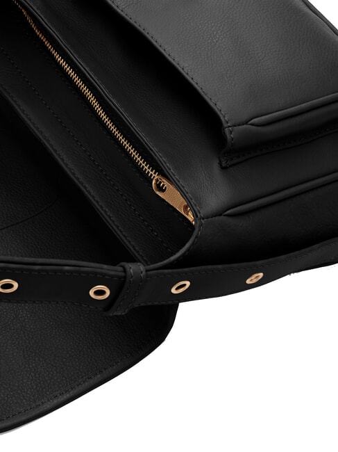 FACTOR Sac à bandoulière en cuir noir - Sacs pour Femme