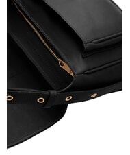 BIASIA FACTOR Sac à bandoulière en cuir noir - Sacs pour Femme - 3