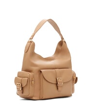 BIASIA FACTOR Sac à bandoulière cargo en cuir chameau - Sacs pour Femme - 2