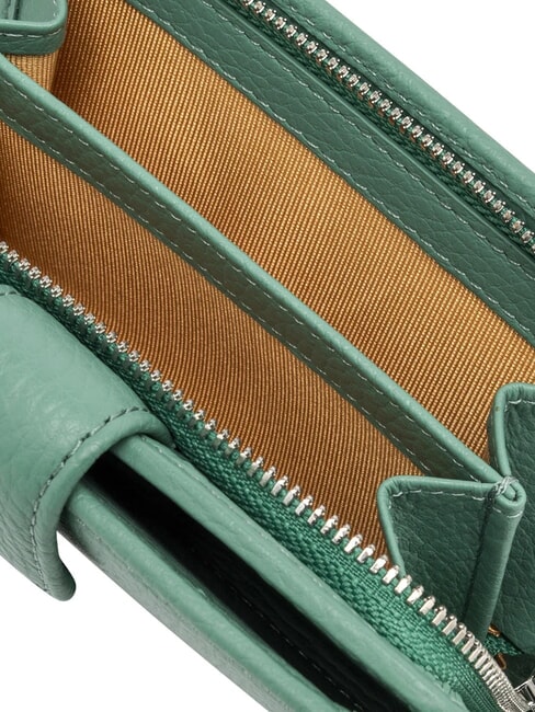 WALLETS Portefeuille en cuir ciel - Portefeuilles Femme