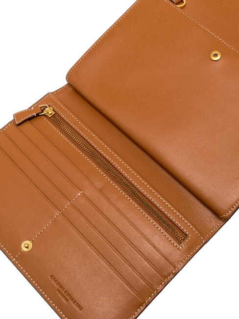 ISA Pochette / Portefeuille avec bandoulière corail - Sacs pour Femme