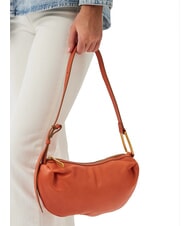GIANNI CHIARINI MATILDE Sac &agrave; bandouli&egrave;re en cuir corail - Sacs pour Femme - 5