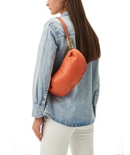 GIANNI CHIARINI MATILDE Sac &agrave; bandouli&egrave;re en cuir corail - Sacs pour Femme - 6