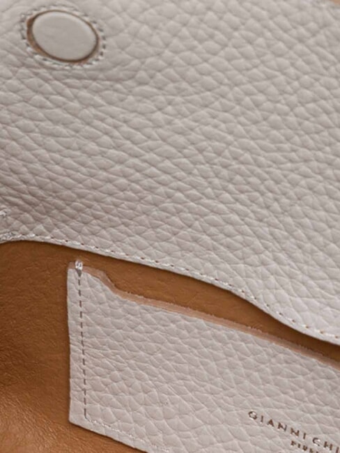 PENELOPE Sac bandoulière en cuir sable-nature - Sacs pour Femme