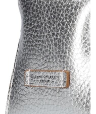GIANNI CHIARINI PENELOPE Sac bandoulière en cuir argent-caramel - Sacs pour Femme - 3