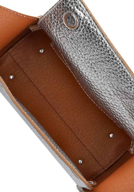 PENELOPE Sac bandoulière en cuir argent-caramel - Sacs pour Femme