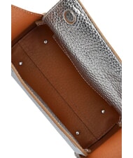 GIANNI CHIARINI PENELOPE Sac bandoulière en cuir argent-caramel - Sacs pour Femme - 5