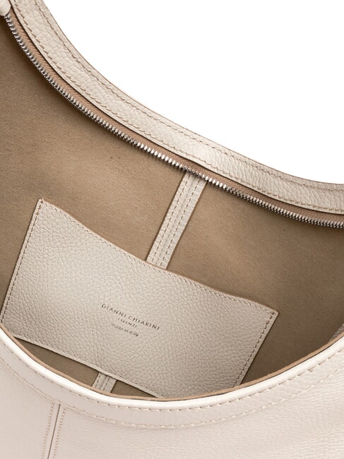 NORMA Sac hobo porté épaule en cuir MARBRE - Sacs pour Femme