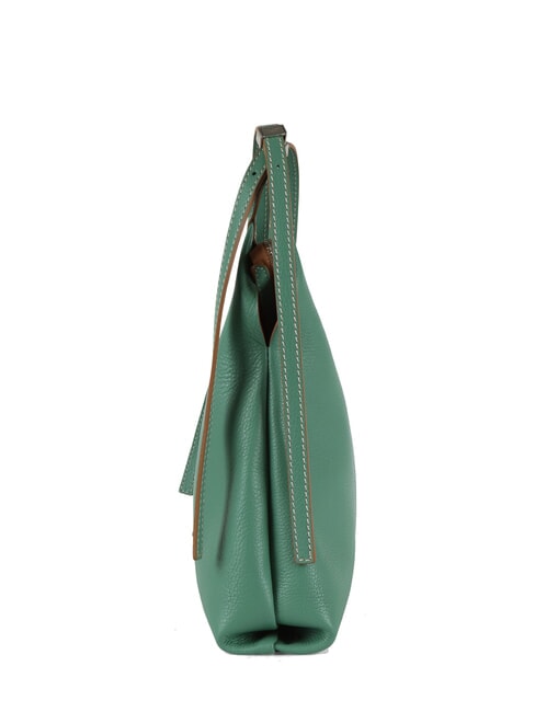 NORMA Sac hobo porté épaule en cuir menthe - Sacs pour Femme