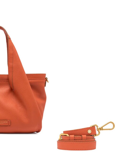 GIULIA Mini sac cabas avec bandoulière corail - Sacs pour Femme