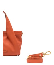 GIANNI CHIARINI GIULIA Mini sac cabas avec bandoulière corail - Sacs pour Femme - 4
