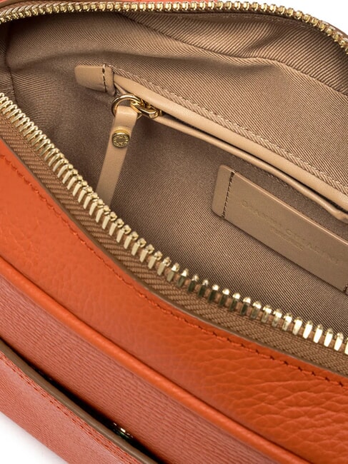 NINA Sac photo en cuir corail - Sacs pour Femme