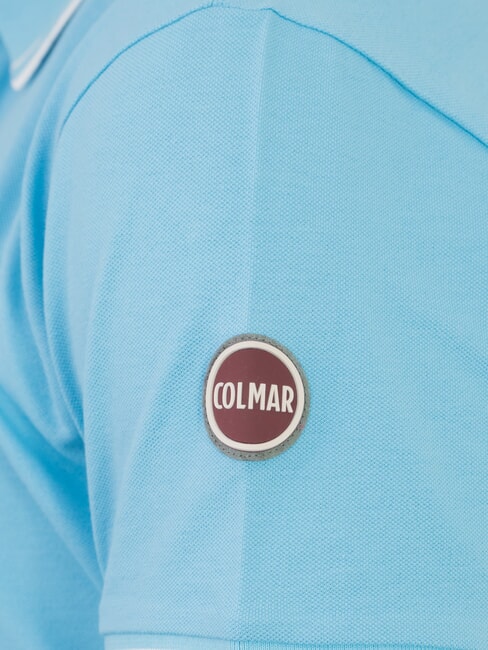 MONDAY Polo extensible à manches courtes adobe/blanc - chemise polo