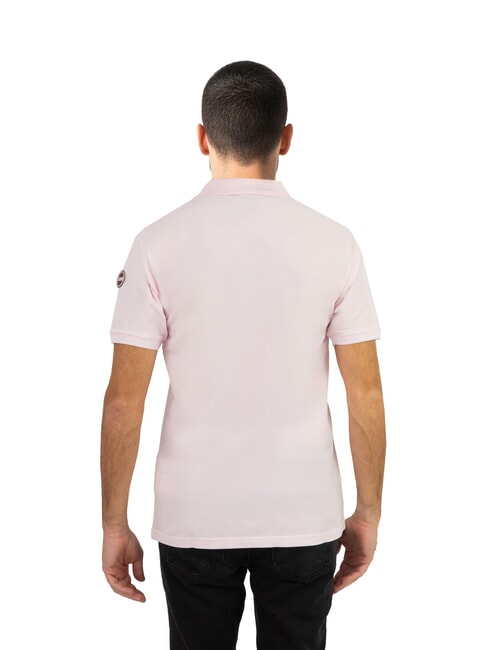 START Polo à manches courtes coupe régulière à peine rose/blanc - chemise polo