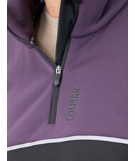 COLMAR SCI FACETIME Sweat-shirt col roulé demi-zip noir-mûre - Pulls molletonnés - 3