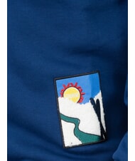 COLMAR MODISH Sweat-shirt &agrave; col rond avec patch jean bleu - Pulls molletonn&eacute;s - 4