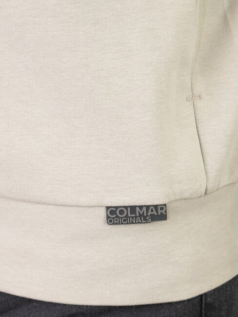COUNTED Sweat-shirt enti&egrave;rement zipp&eacute; cr&egrave;me au caf&eacute; - Pulls molletonn&eacute;s