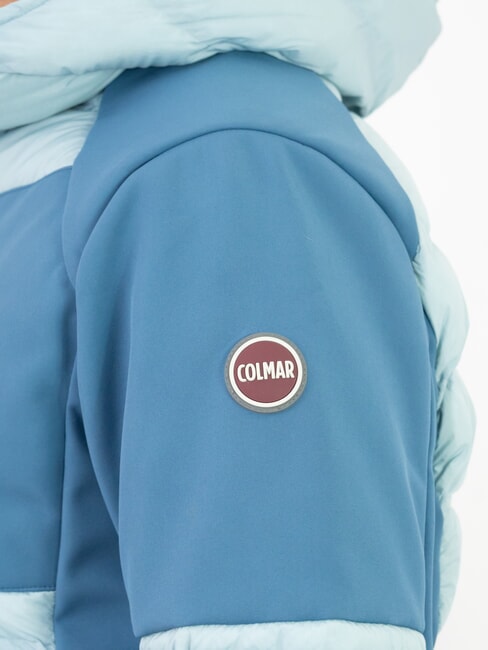 NEW WARRIOR Doudoune à capuche bleu foncé-polaire - Doudounes homme