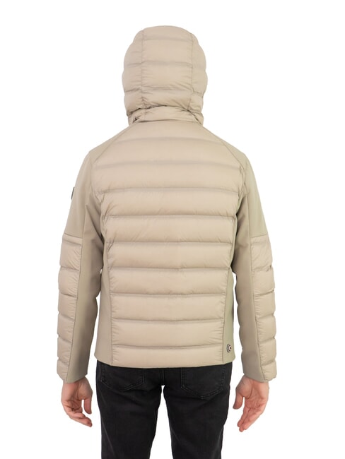 NEW WARRIOR Doudoune &agrave; capuche cr&egrave;me au caf&eacute; - Doudounes homme