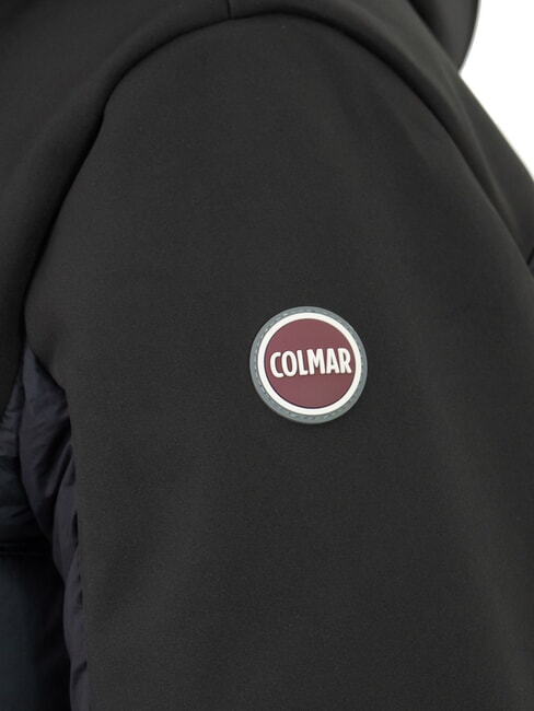 NEWWARRIOR Doudoune longue bi-matière noir - Doudounes homme