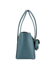 COCCINELLE DOUBLE BEAT Sac bandoulière en cuir avec pochette bleu arctique - Sacs pour Femme - 4