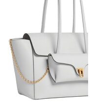 COCCINELLE DOUBLE BEAT Sac à bandoulière neige - Sacs pour Femme - 4