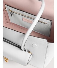 COCCINELLE DOUBLE BEAT Sac à bandoulière neige - Sacs pour Femme - 5